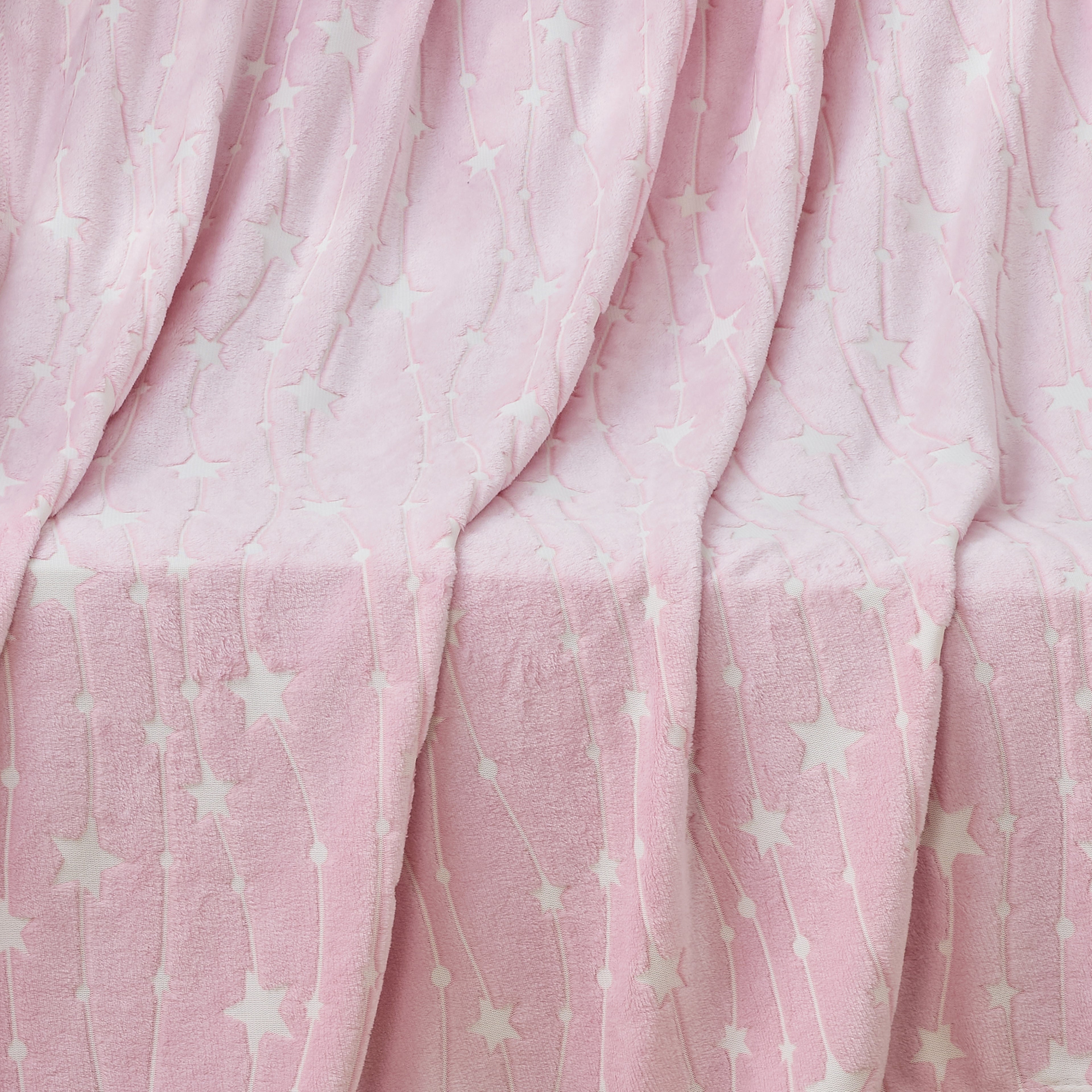 Glow In the Dark 50" x 60" Throw Blanket - Velvety Feel, 50 X 60 inches