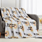 50" x 70" Decorative Flannel Fleece Throw Blanket