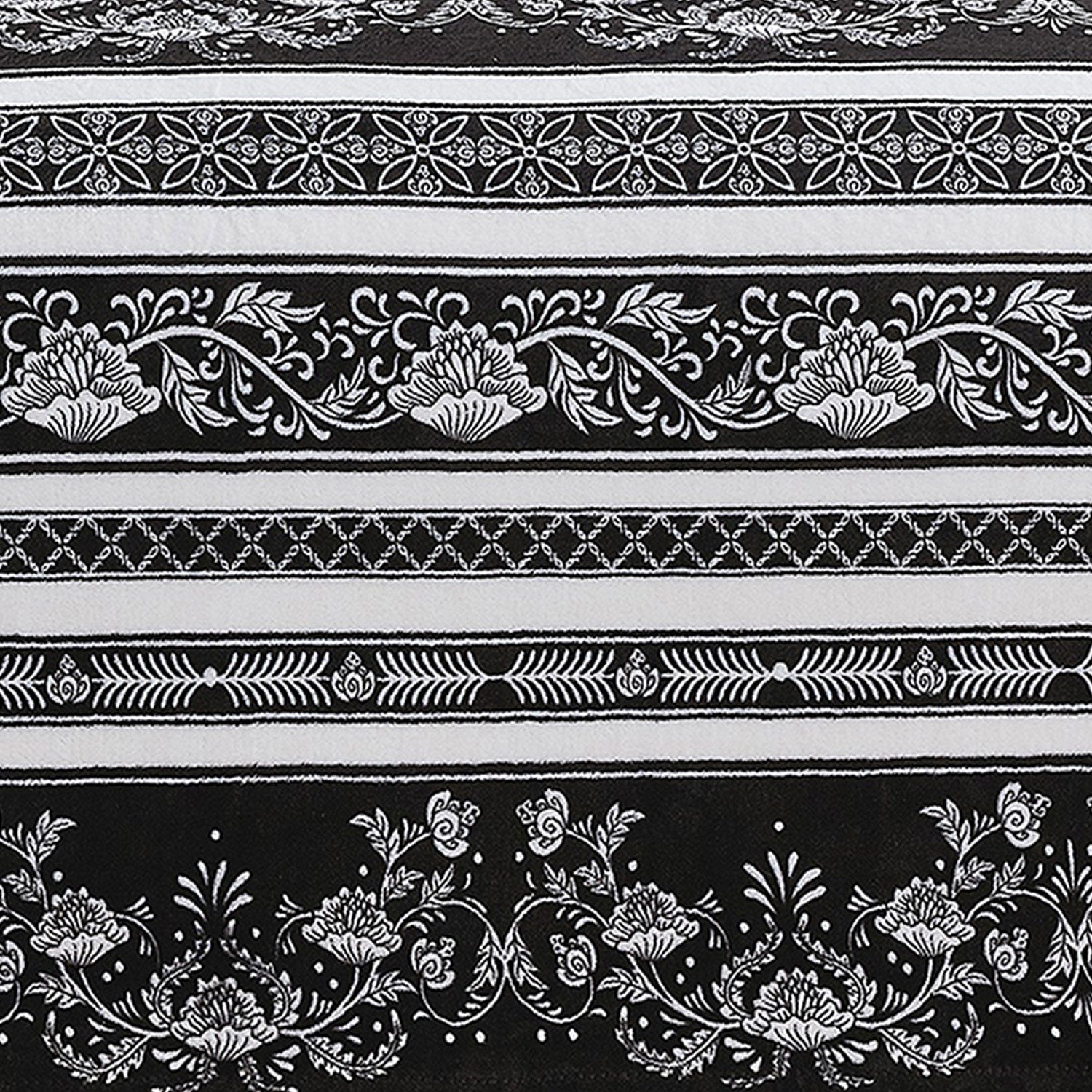 Printed Bed or Oversized Couch Blanket - Lightweight for All Season Warmth