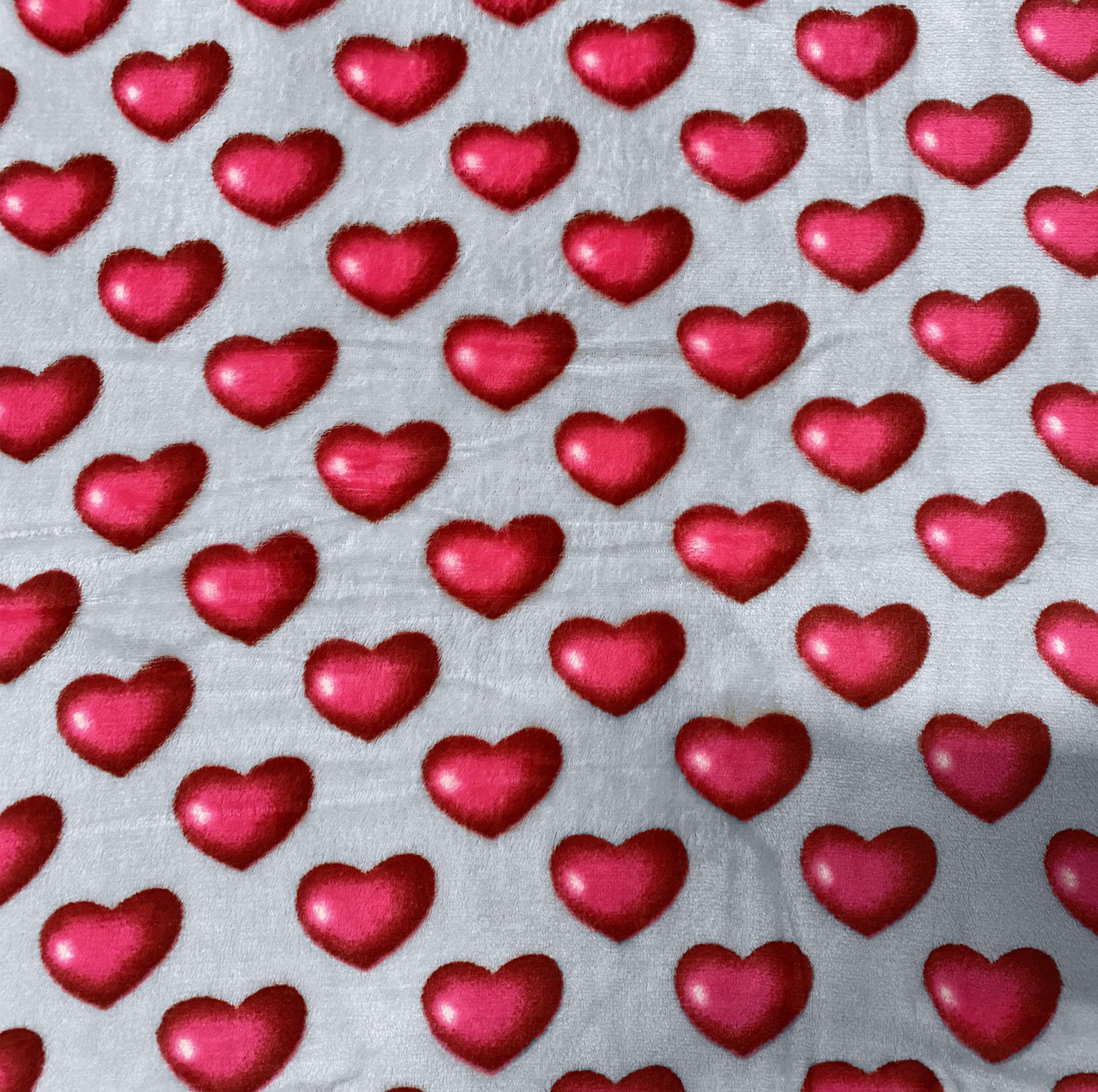Valentine's Day 50" x 60" Throw - Love Theme Flannel Fleece Throw Blanket