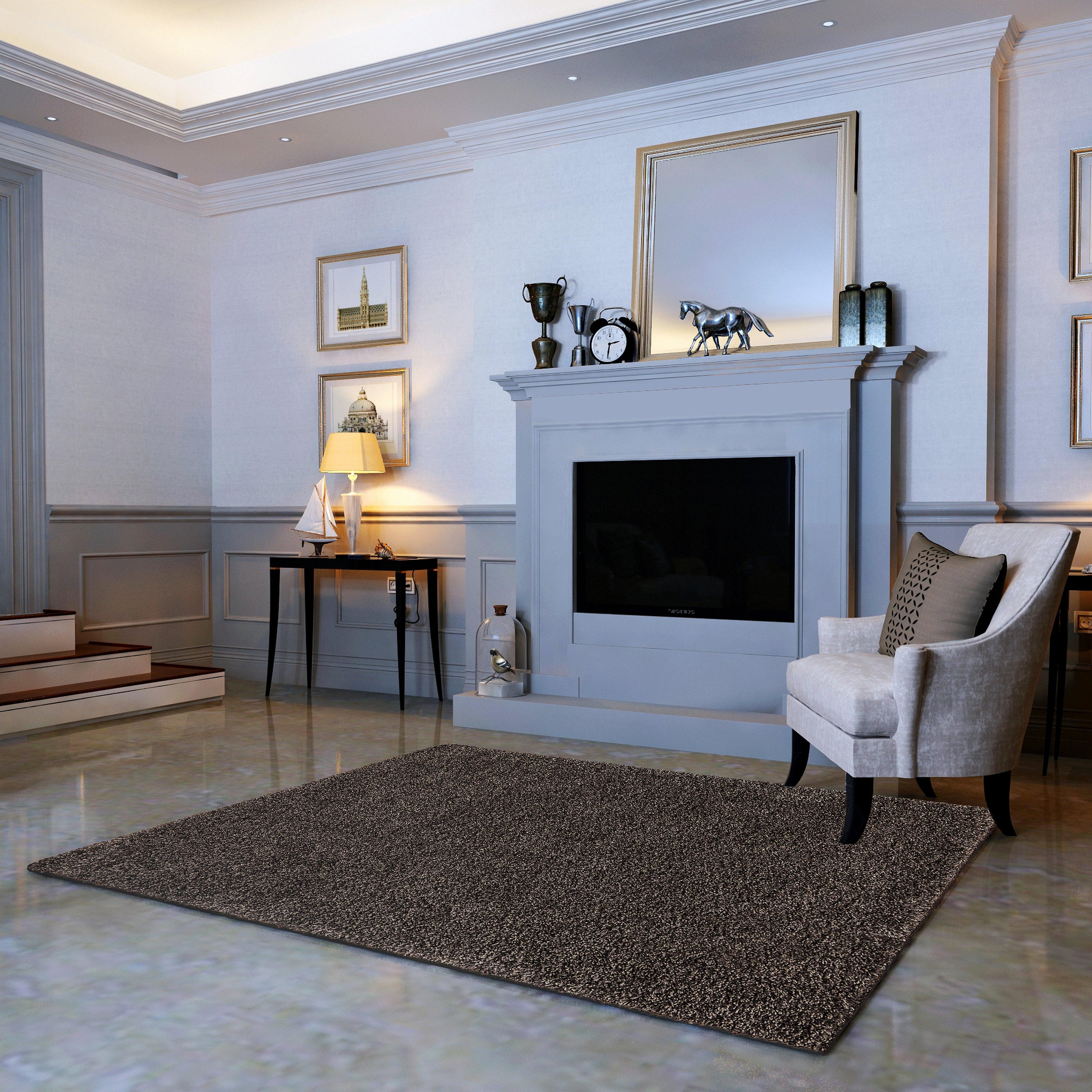 5' x 7' -  8' x 10' Rectangle Shaggy Area Rug