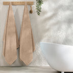 2-Pack Premium Turkish Cotton Braided Bath Towel Set, 27 x 54 inch
