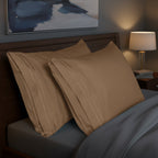 Set of 2 Pillowcases- 3 Line Embroidery