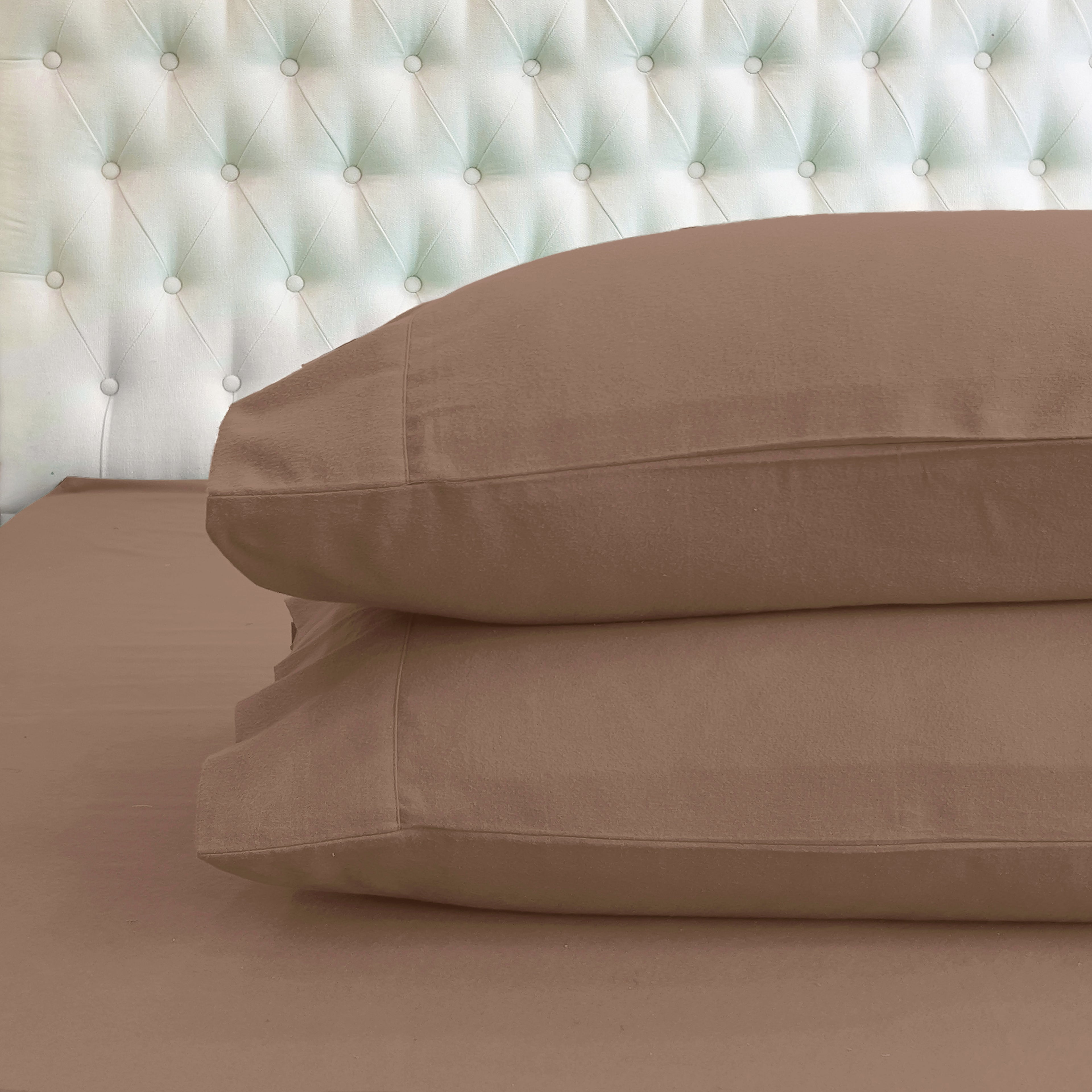 4-Piece Cotton Flannel Sheet Set - 100% Turkish Cotton