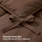 Essential 3-Piece Solid Duvet Cover Set
