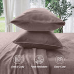 4-Piece Velvet Plush Flannel Sheet Set