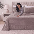 4-Piece Velvet Plush Flannel Sheet Set