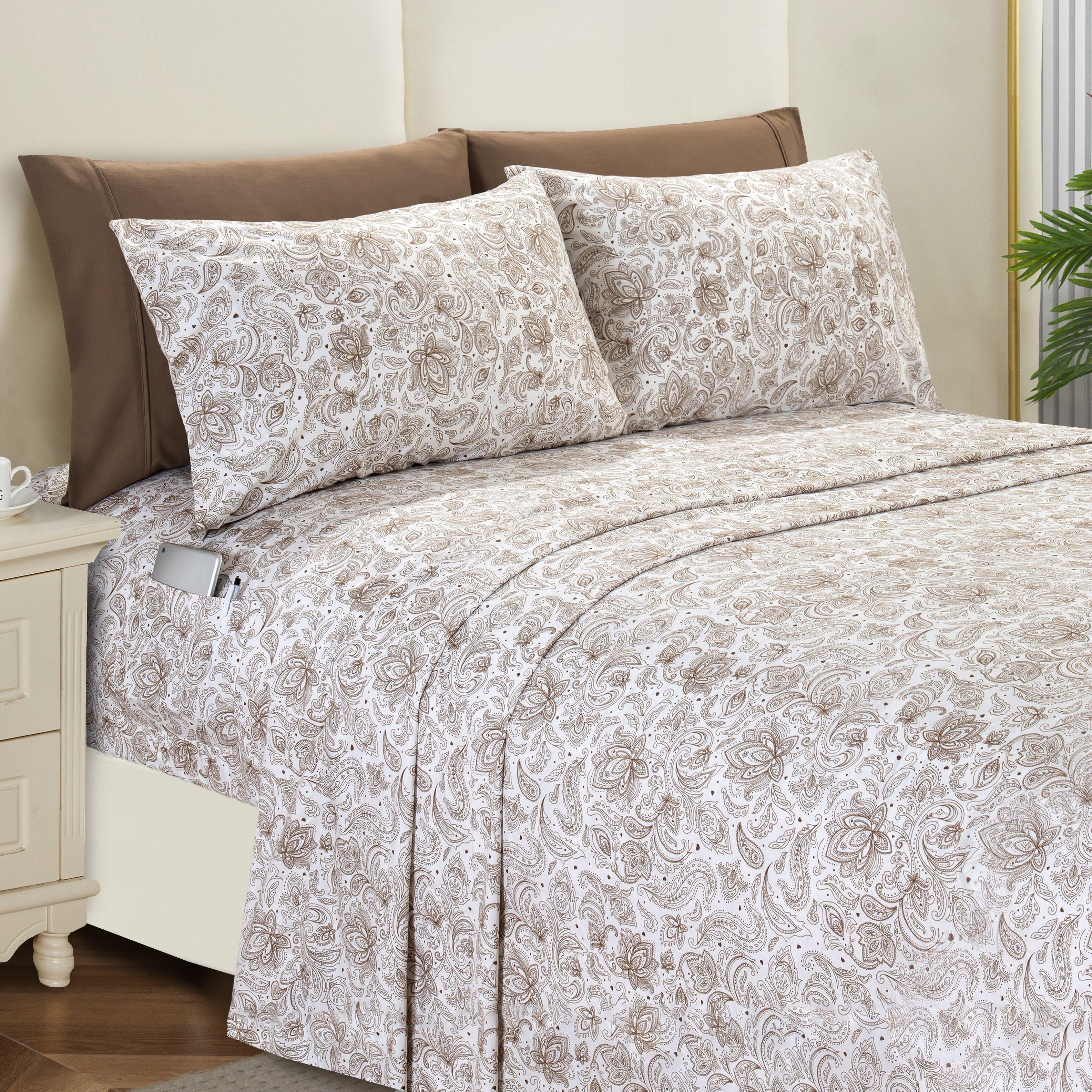 6-Piece Paisley Printed Pattern - Soft as a Hotel Premium Quality Sheet Set