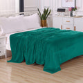 Velvet Plush Fleece Blanket Solid Color Design - Velour Blanket