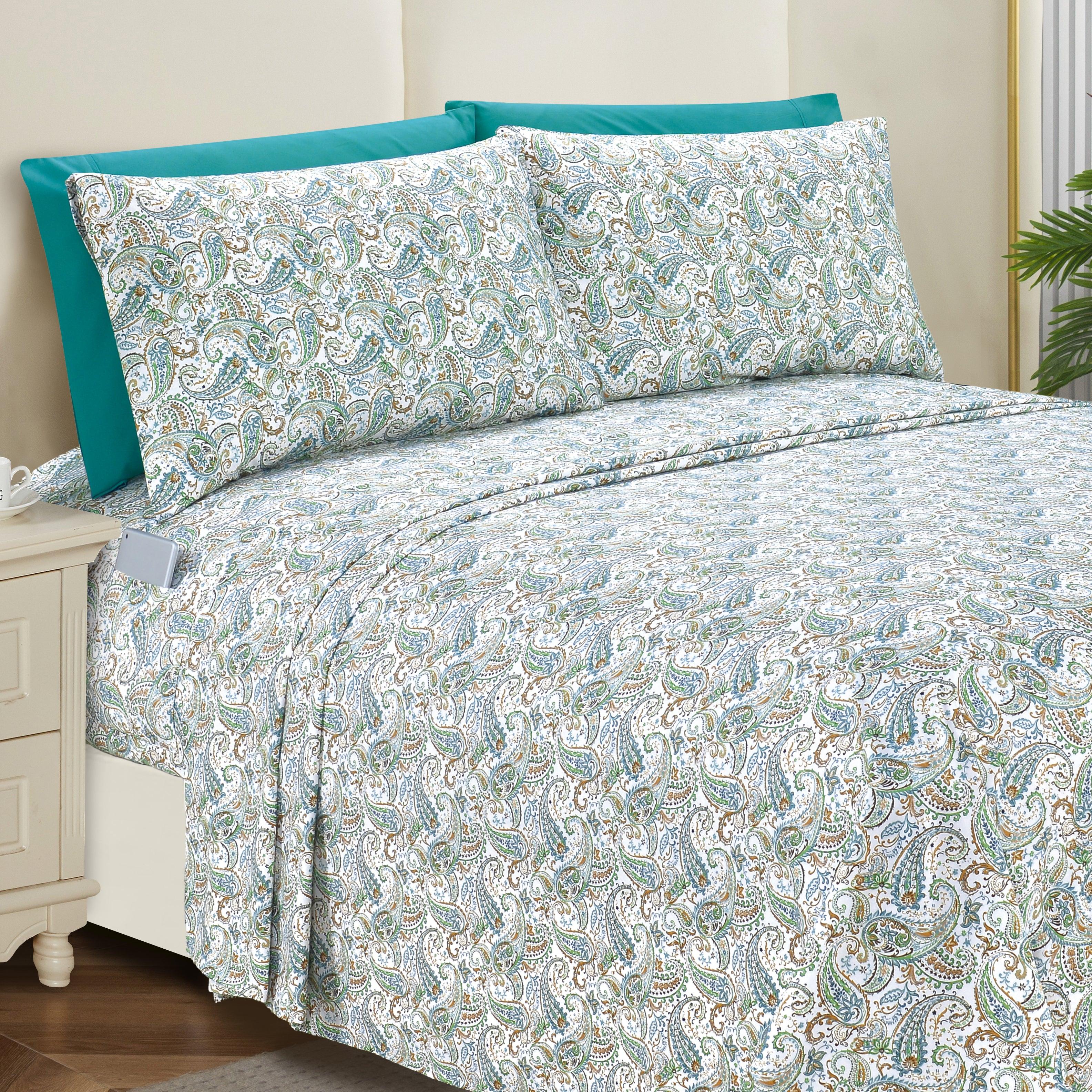 6-Piece Paisley Printed Pattern - Soft as a Hotel Premium Quality Sheet Set