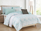 10-Piece Tie-Dye Comforter Set, Includes 6-Piece Sheet Set with Double Sided Storage Pockets