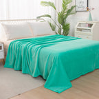Velvet Plush Fleece Blanket Solid Color Design - Velour Blanket