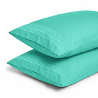 Set of 2 Pillowcases- 3 Line Embroidery