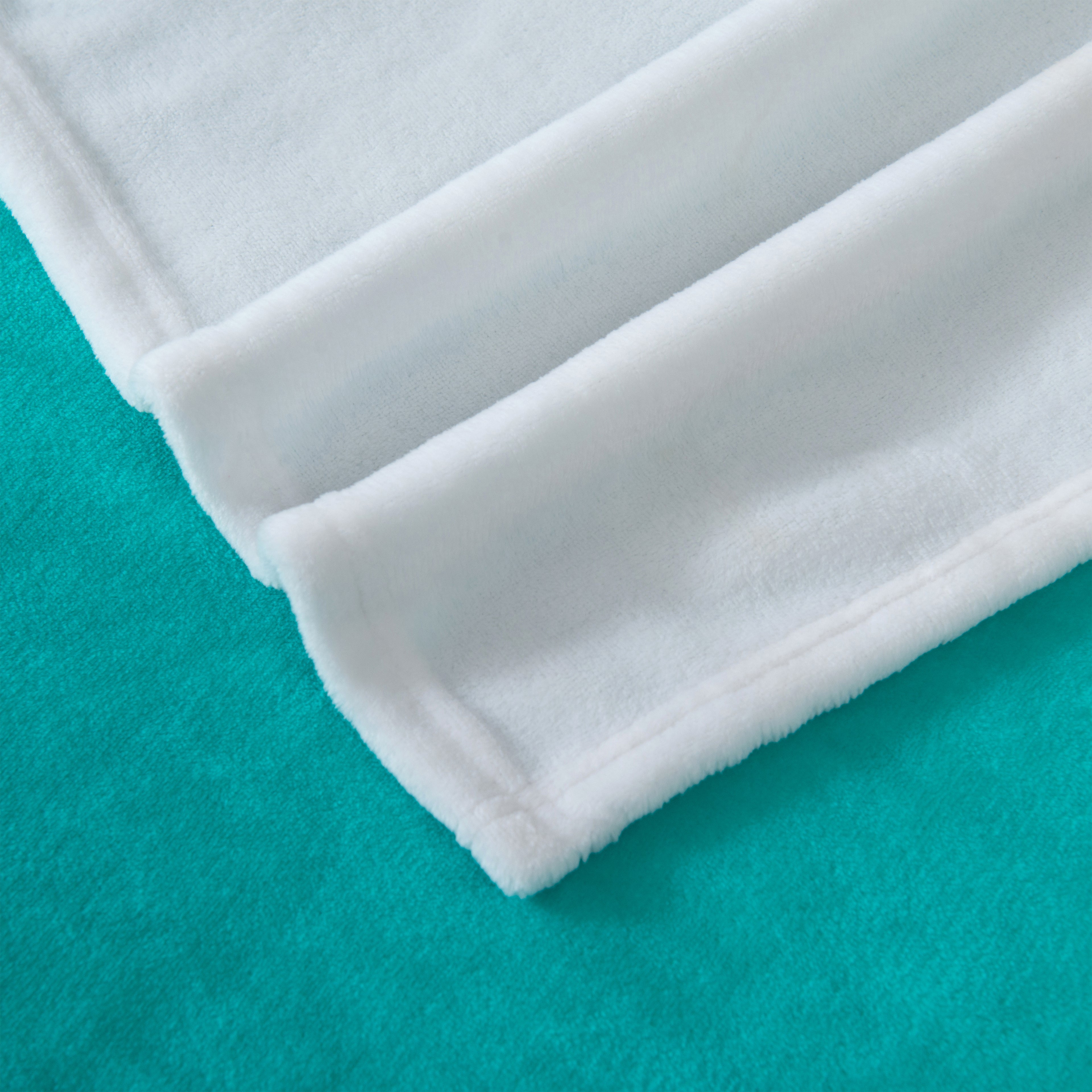 Ombre Printed Velour Fleece Blanket - Velvety Feel