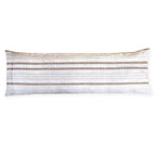 Set of 2 Floral and Stripe Pattern Pillowcases