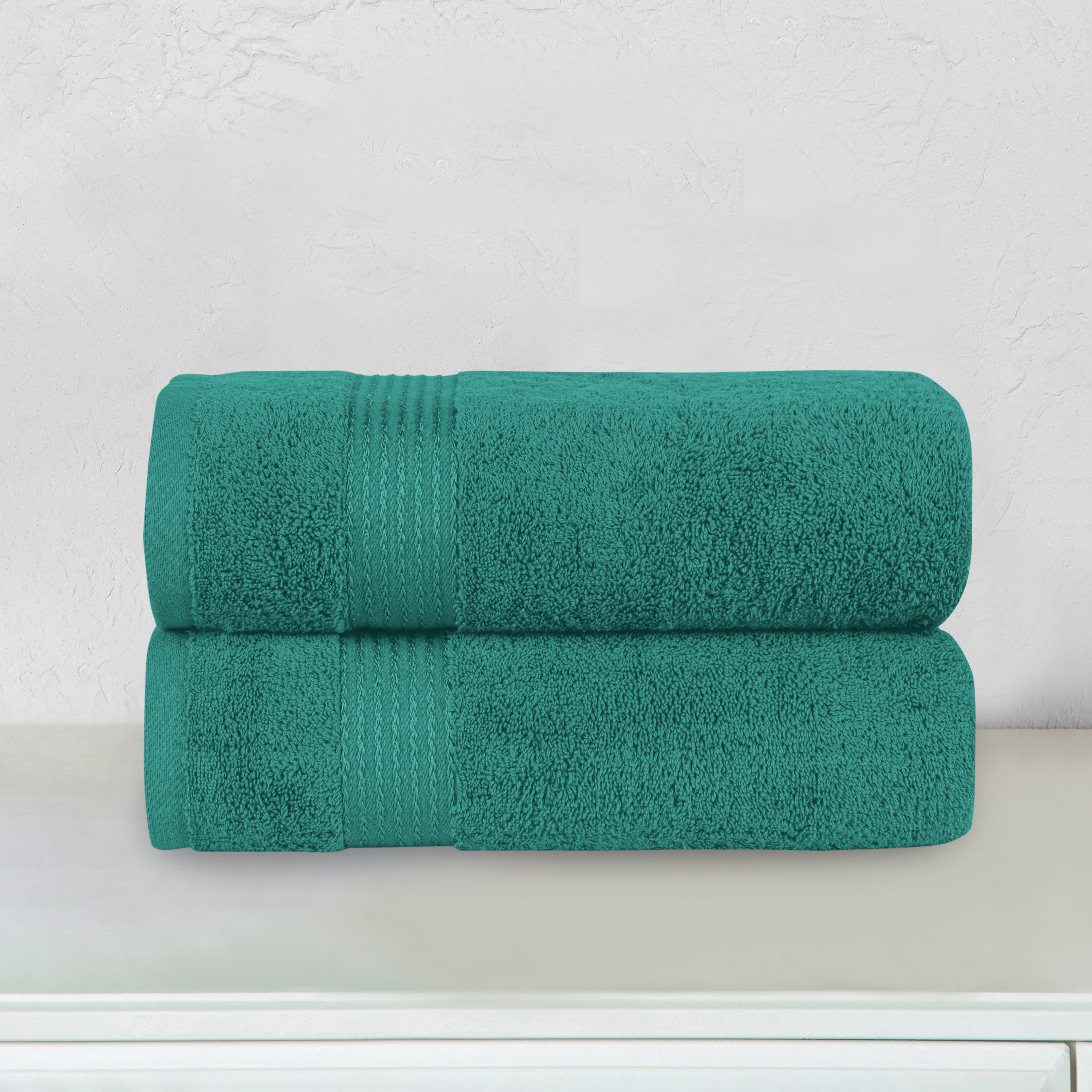2-Pack Premium Turkish Cotton Bath Towel Set, 27 x 54 inch