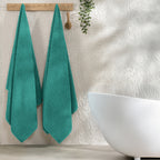 2-Pack Premium Turkish Cotton Braided Bath Towel Set, 27 x 54 inch