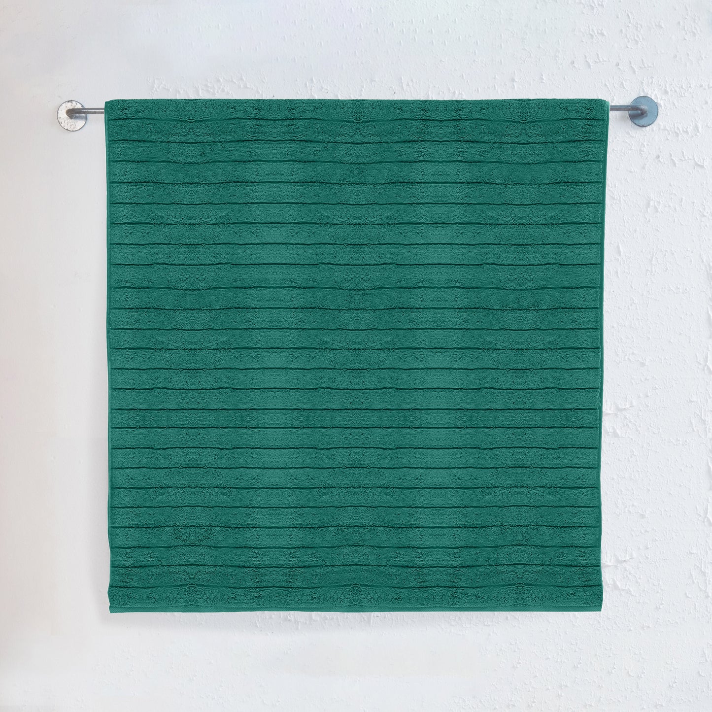 Elegant Comfort 1-Piece Premium Turkish Cotton Corduroy Stripe Jumbo Towel, 35x 70 inch