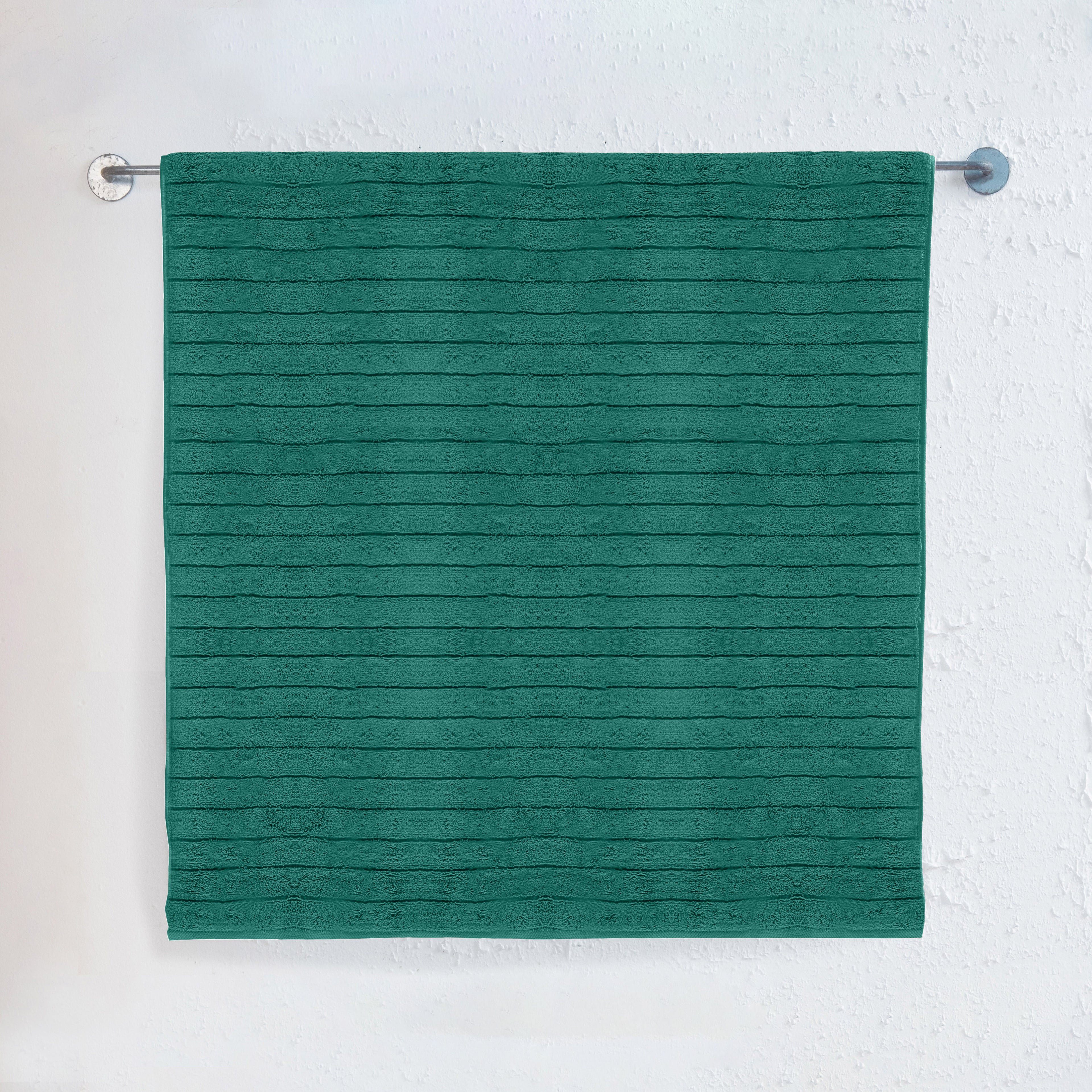 1-Piece Premium Turkish Cotton Corduroy Stripe Jumbo Towel, 35x 70 inch