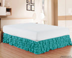 1-Piece Multi-Ruffle Bed Skirt - 15 inch Drop - Classy Bed skirt