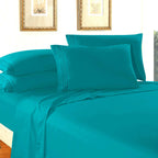 Essential 6-Piece 3-Line Embroidery Sheet Set, Soft as a Hotel Premium Quality,  Moody Shades