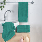 4-Pack Premium Turkish Cotton Hand Towel Set, 16 x 28 inch