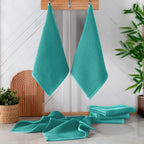 6-Pack Turkish Cotton Waffle Wave Kitchen Towels