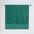 1-Piece Premium Turkish Cotton 4 Lines Stripe Jumbo Towel, 35x 70 inch