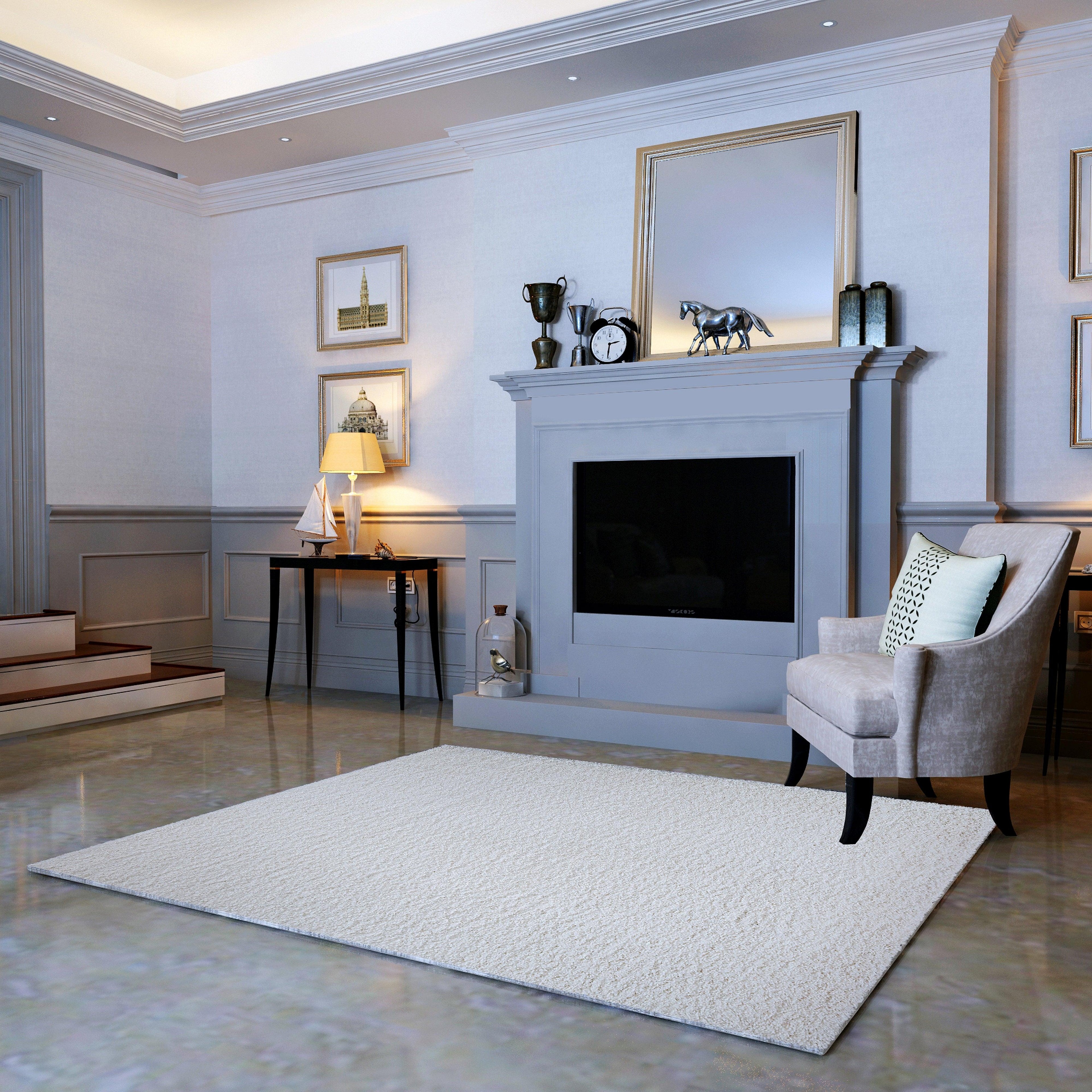 5' x 7' -  8' x 10' Rectangle Shaggy Area Rug