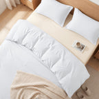 Essential 3-Piece Solid Duvet Cover Set