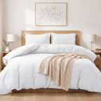 Essential 3-Piece Solid Duvet Cover Set