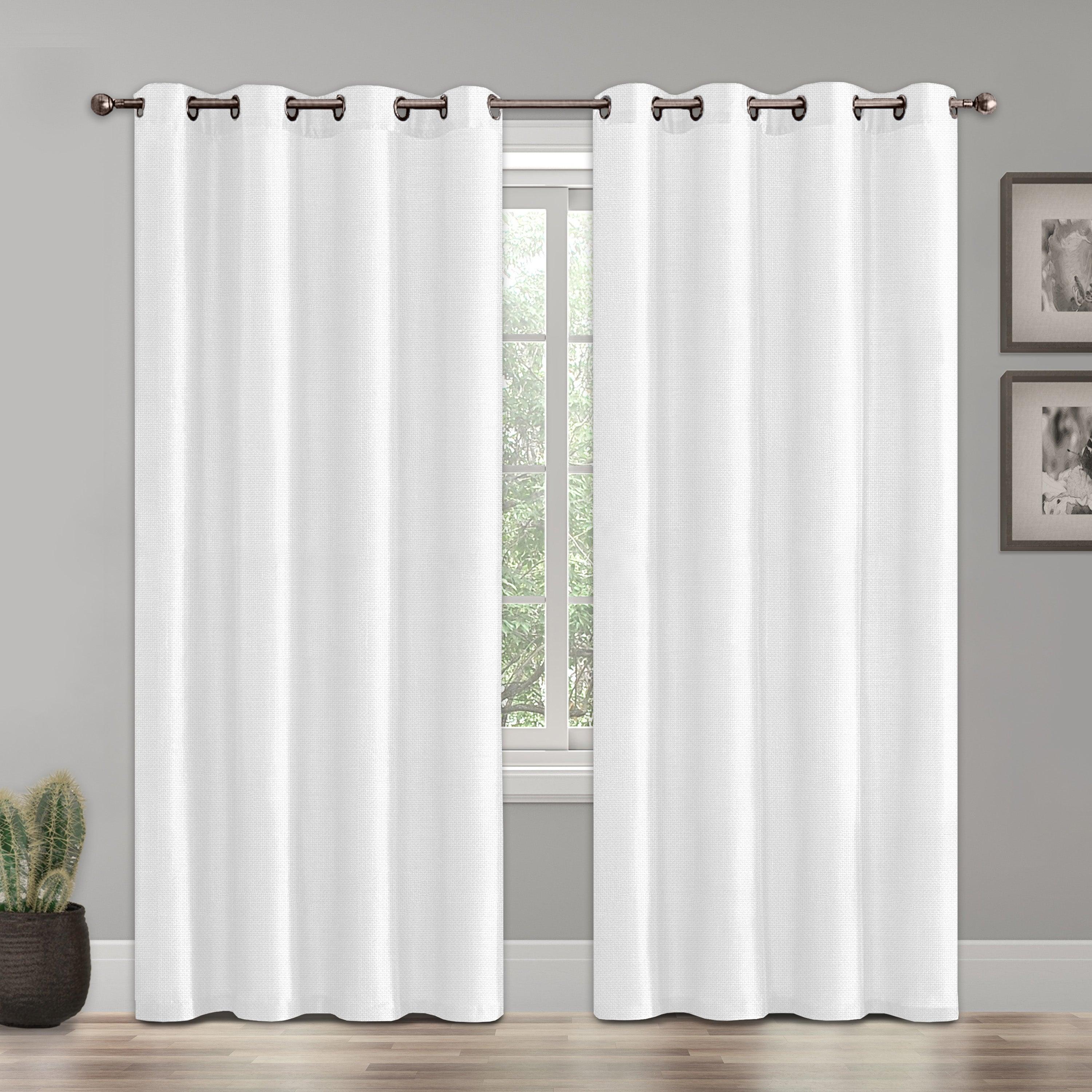 Set of 2 Room Darkening Grommet Top Curtains