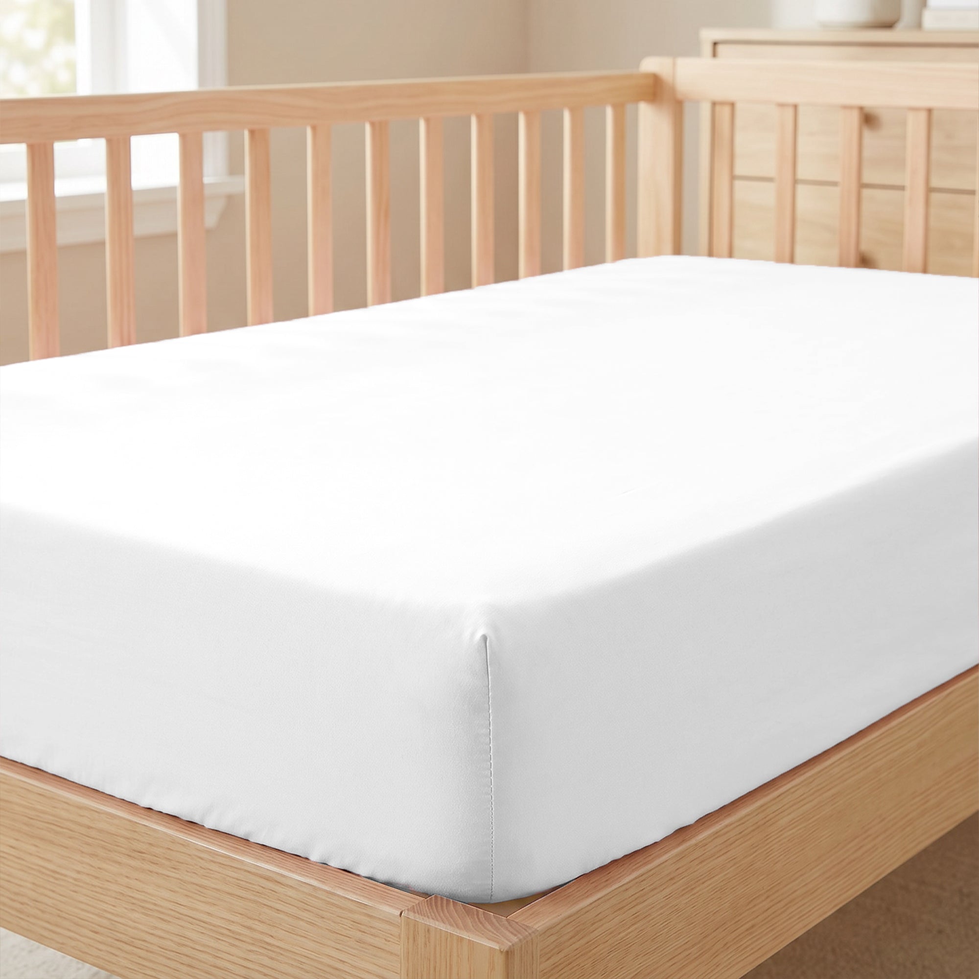 Cotton Crib Fitted Sheet