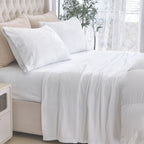 4-Piece Velvet Plush Flannel Sheet Set