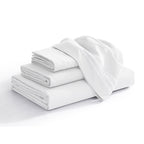 Extra deep 18-24 Inch Pocket 3 Line Embroidery, 4-Piece Sheet Set, Bright Shades