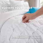 10-Piece Cinderella Comforter Set, Includes 4-Piece Sheet Set with Double Sided Storage Pockets