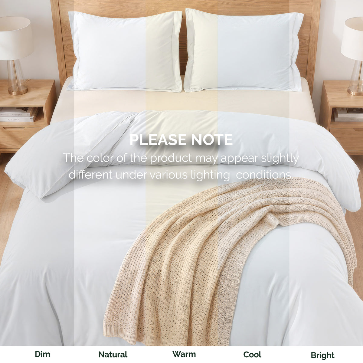 Essential 3-Piece Solid Duvet Cover Set