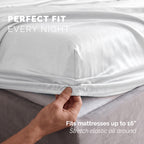 Fine 4-Piece Silky Satin Sheet Set, Bright Shades