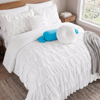 10-Piece Cinderella Comforter Set, Includes 4-Piece Sheet Set with Double Sided Storage Pockets