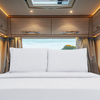RV/Trailer 4-Piece 3 Line Embroidery Bed Sheet Set - Soft as a Hotel Premium Quality