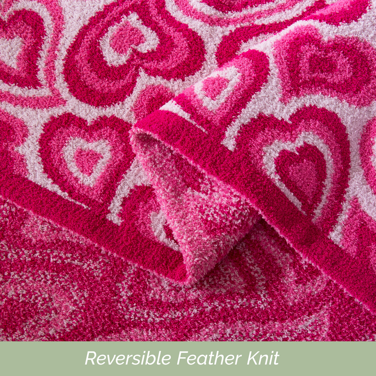 50" x 70"  Ultra Soft Checkered Knitted Throw Blanket