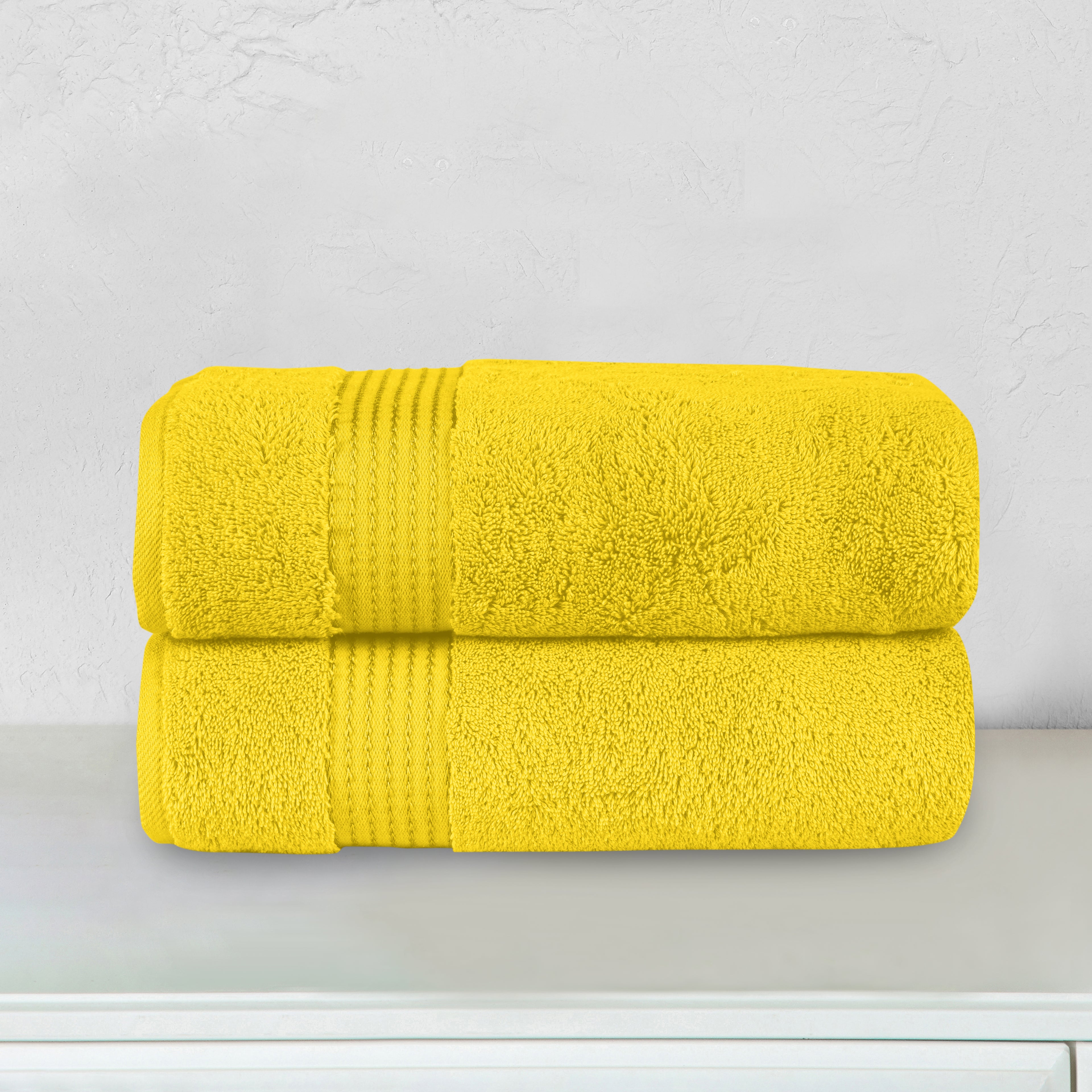 2-Pack Premium Turkish Cotton Bath Towel Set, 27 x 54 inch