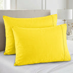Set of 2 Pillowcases- 3 Line Embroidery