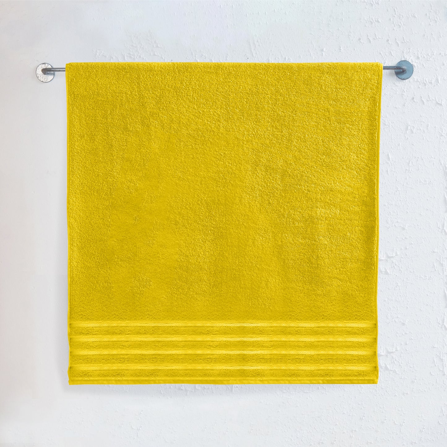 Elegant Comfort 1-Piece Premium Turkish Cotton 4 Lines Stripe Jumbo Towel, 35x 70 inch