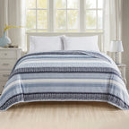 Printed Bed or Oversized Couch Blanket - Lightweight for All Season Warmth