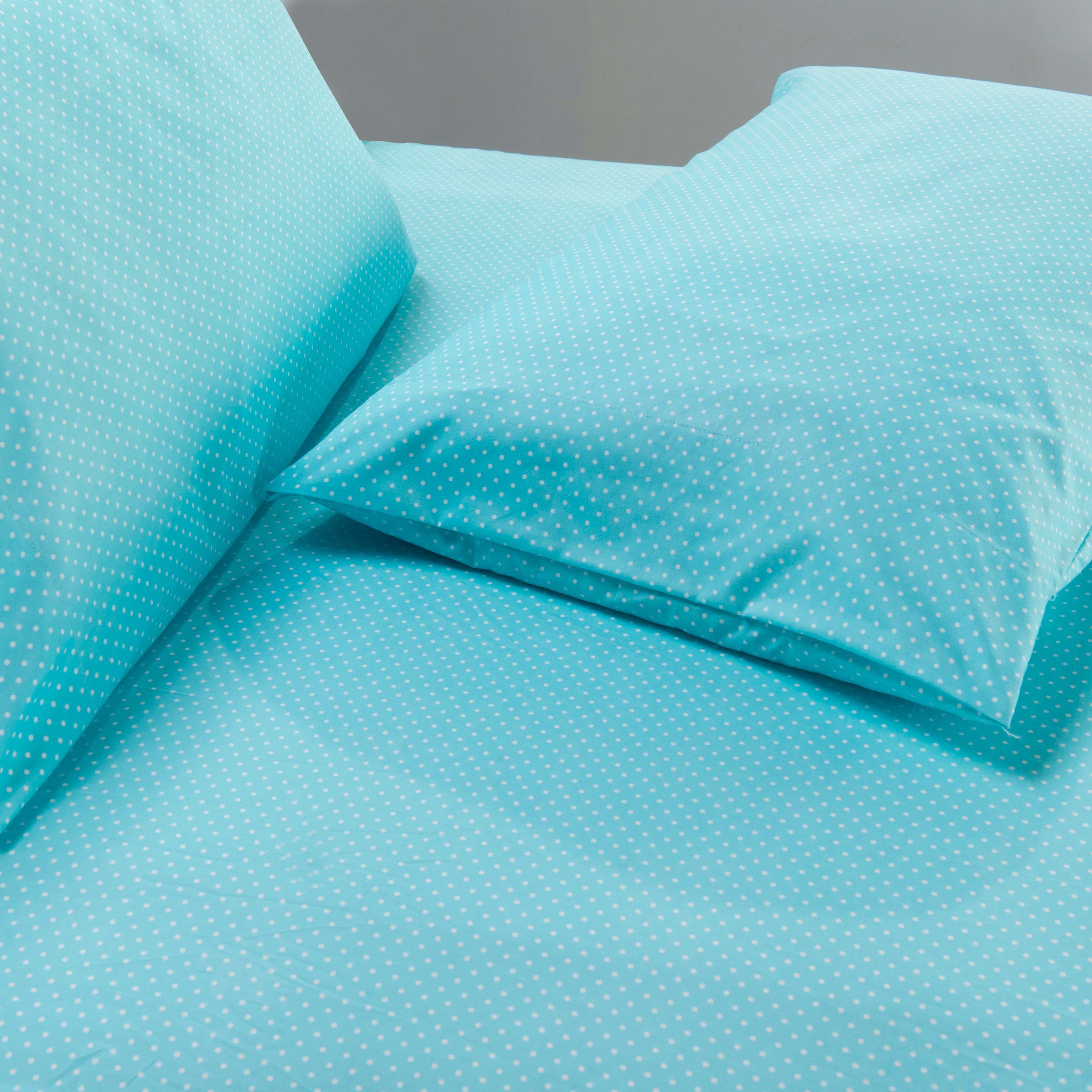 6-Piece Polka Dot Printed Sheet Set - Soft as a Hotel Premium Quality
