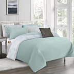 10-Piece Tie-Dye Comforter Set, Includes 6-Piece Sheet Set with Double Sided Storage Pockets