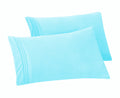 Set of 2 Pillowcases- 3 Line Embroidery