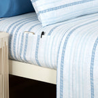 6-Piece Floral and Stripe Pattern Sheet Set - Soft as a Hotel Premium Quality Bedding
