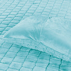 Fluffy 3-Piece Faux Rabbit Fur Comforter Set